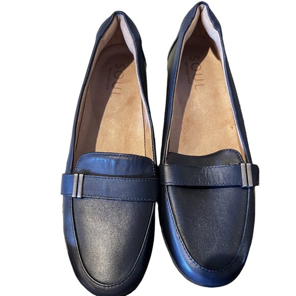 Naturalizer Shoes - Naturalizer Soul Womens 11M Kentley Slip on Loafers Navy EUC Comfort Shoes